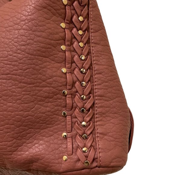 Under One Sky Faux Leather Exterior Brown Pouch Zipper Closure Pockets Inside - Picture 9 of 16